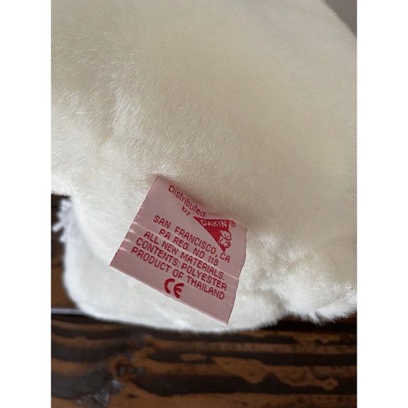 NWT Vintage 1993 Dakin Coca Cola Polar Bear w/ Scarf Plush, 11” - Picture 3 of 10